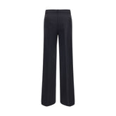 P.A.R.O.S.H. Black Fleece Wool Casual Pants